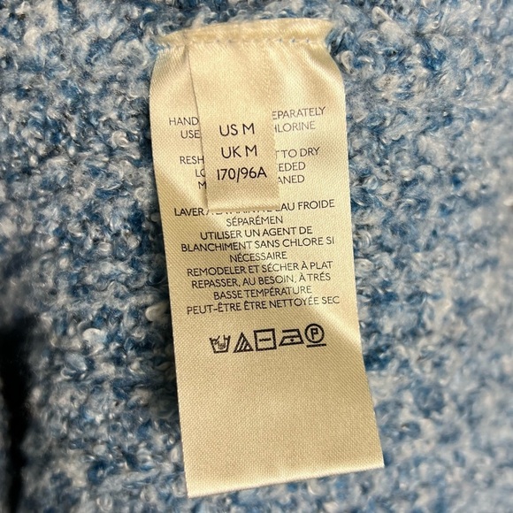 Free People Textured Sky Blue Sweater - Picture 8 of 9